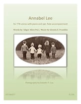 Annabel Lee TTB choral sheet music cover